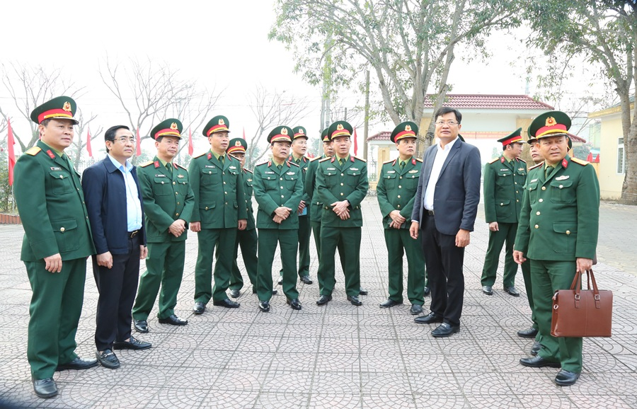 Quân khu 4: Khảo sát vị trí đóng quân Ban CHQS xã, phường